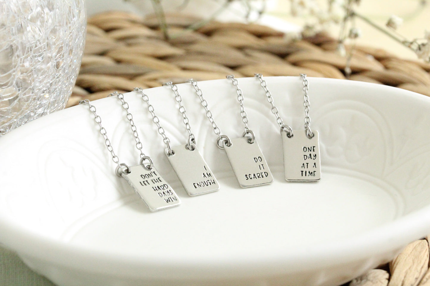 Rectangle Pendant Necklace