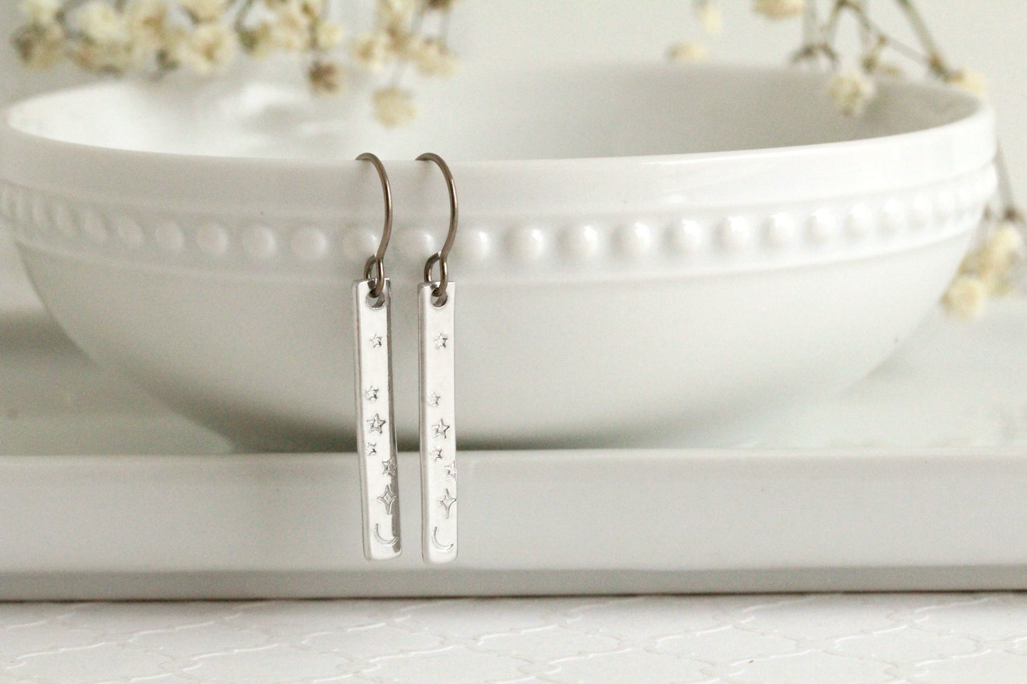 Celestial Moon and Stars Earrings