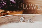 Floral Book Lover Necklace