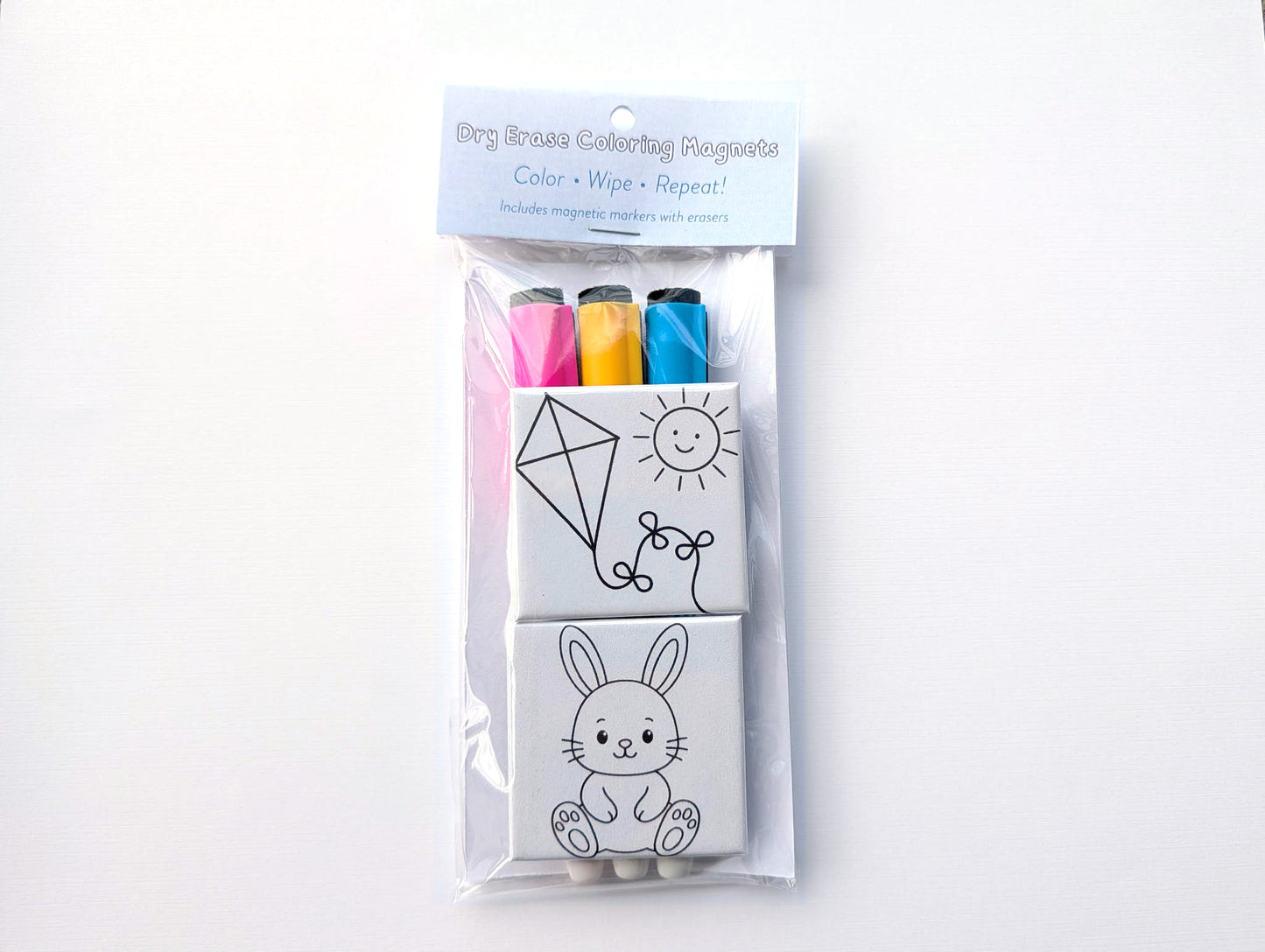 Dry Erase Coloring Magnets - Easter Basket and Spring Mix & Match