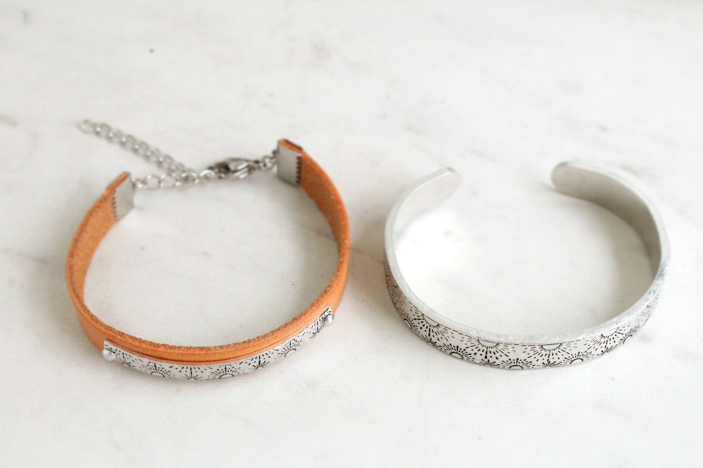 Solstice Sun Leather Bracelet