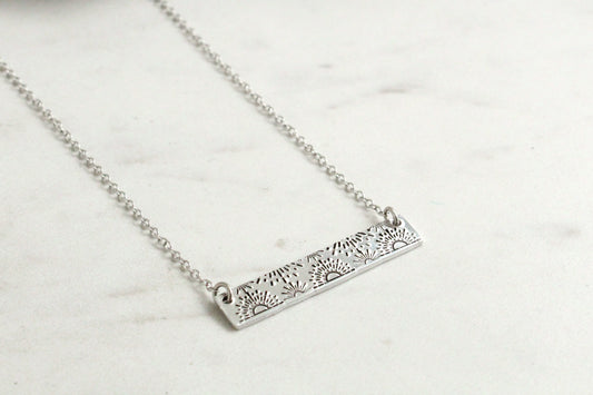 Solstice Sun Bar Necklace