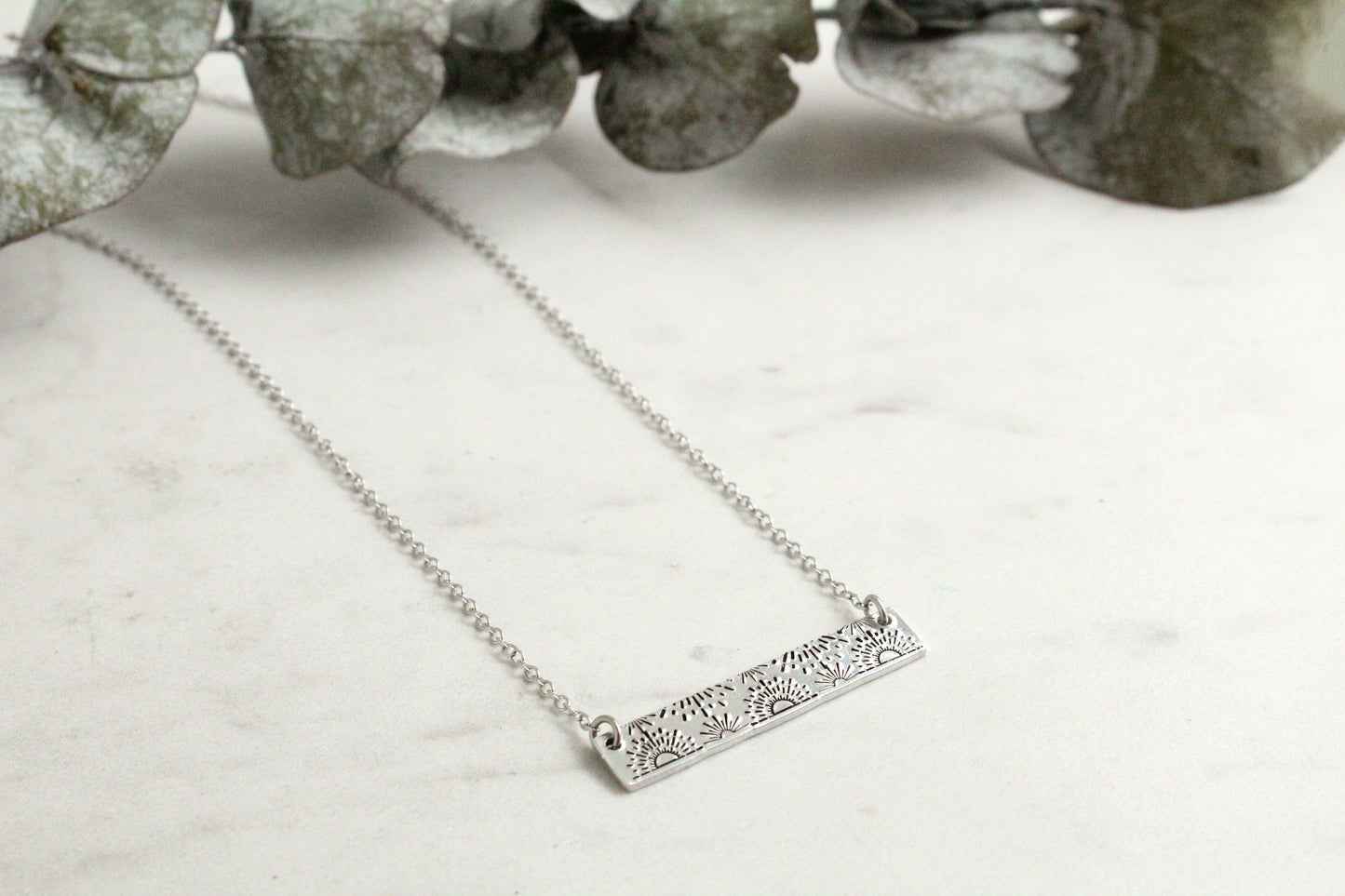 Solstice Sun Bar Necklace