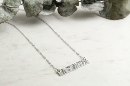 Solstice Sun Bar Necklace