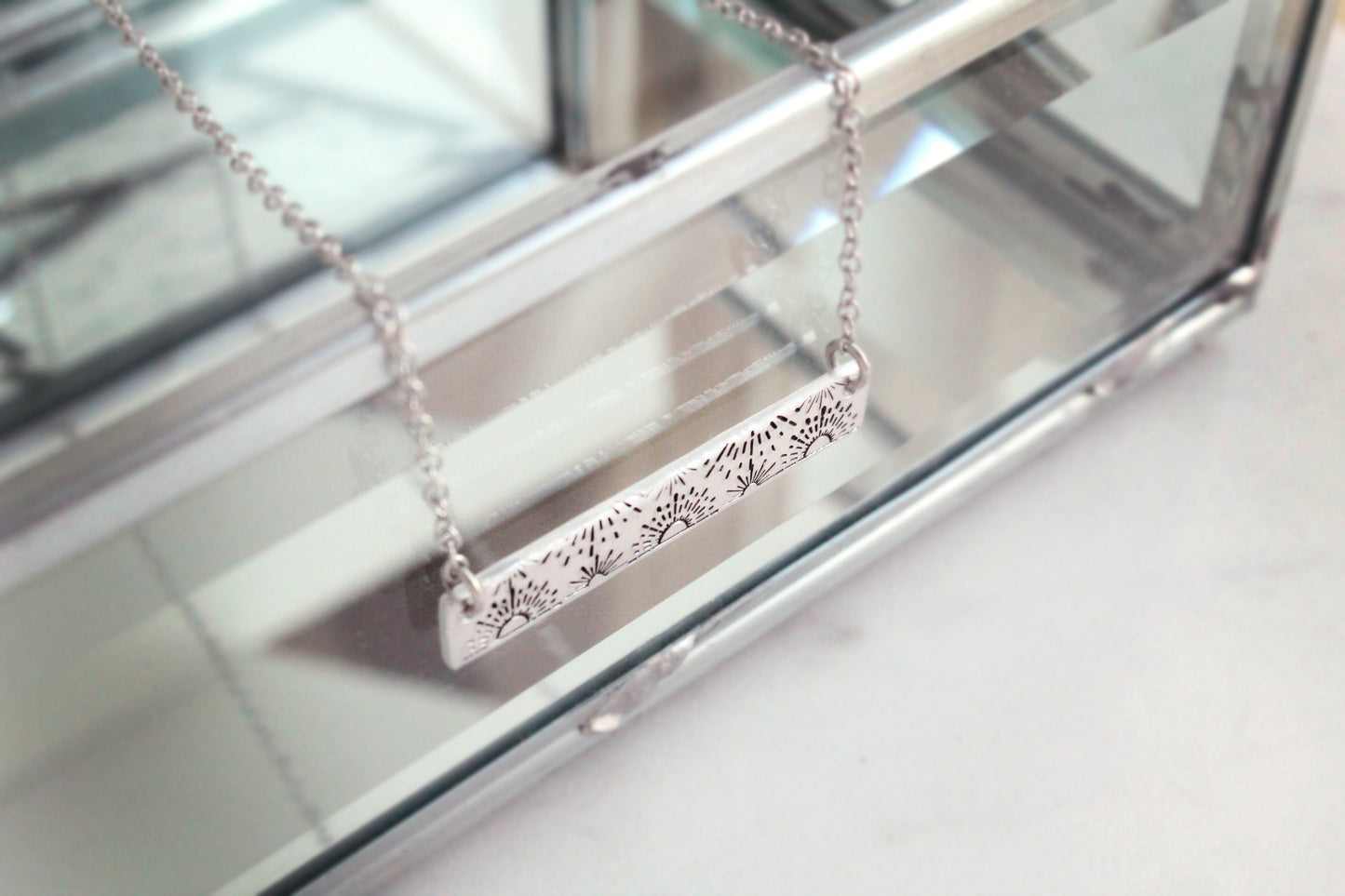 Solstice Sun Bar Necklace