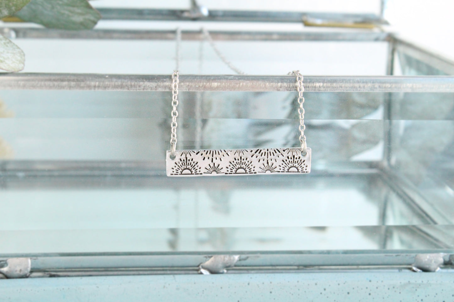 Solstice Sun Bar Necklace