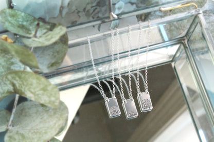 Solstice Sun Tag Necklace