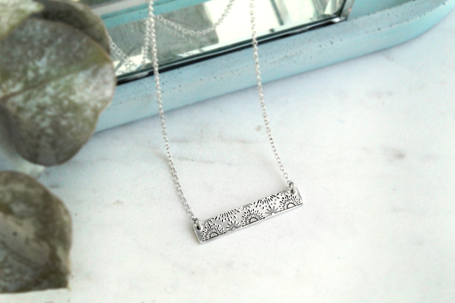 Solstice Sun Bar Necklace