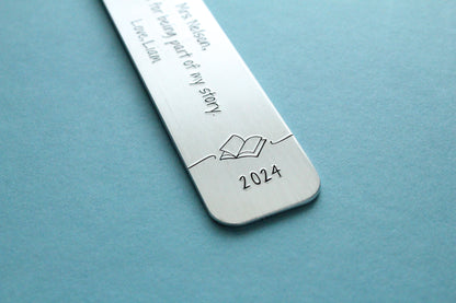 Thanks for Being Part of My Story Bookmark