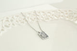 Butterfly Tag Necklace