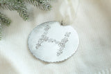 Snowflake Monogram Ornament