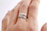 Forest Mountain Wrap Ring