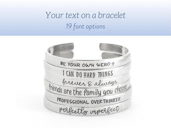 Personalized Cuff Bracelet