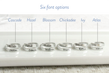 Personalized Name Wrap Ring