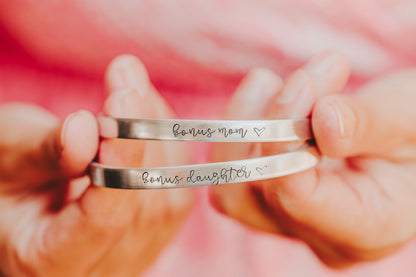 Bonus Mom Cuff Bracelet