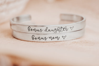 Bonus Mom Cuff Bracelet
