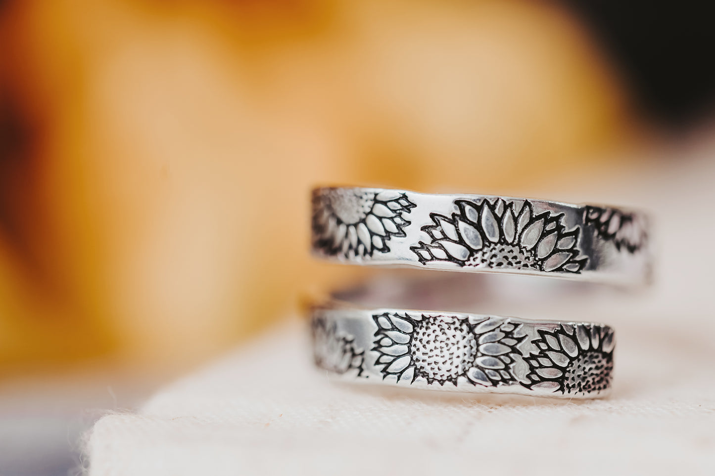 Sunflower Wrap Ring