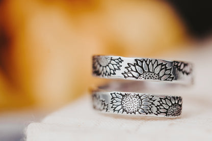 Sunflower Wrap Ring