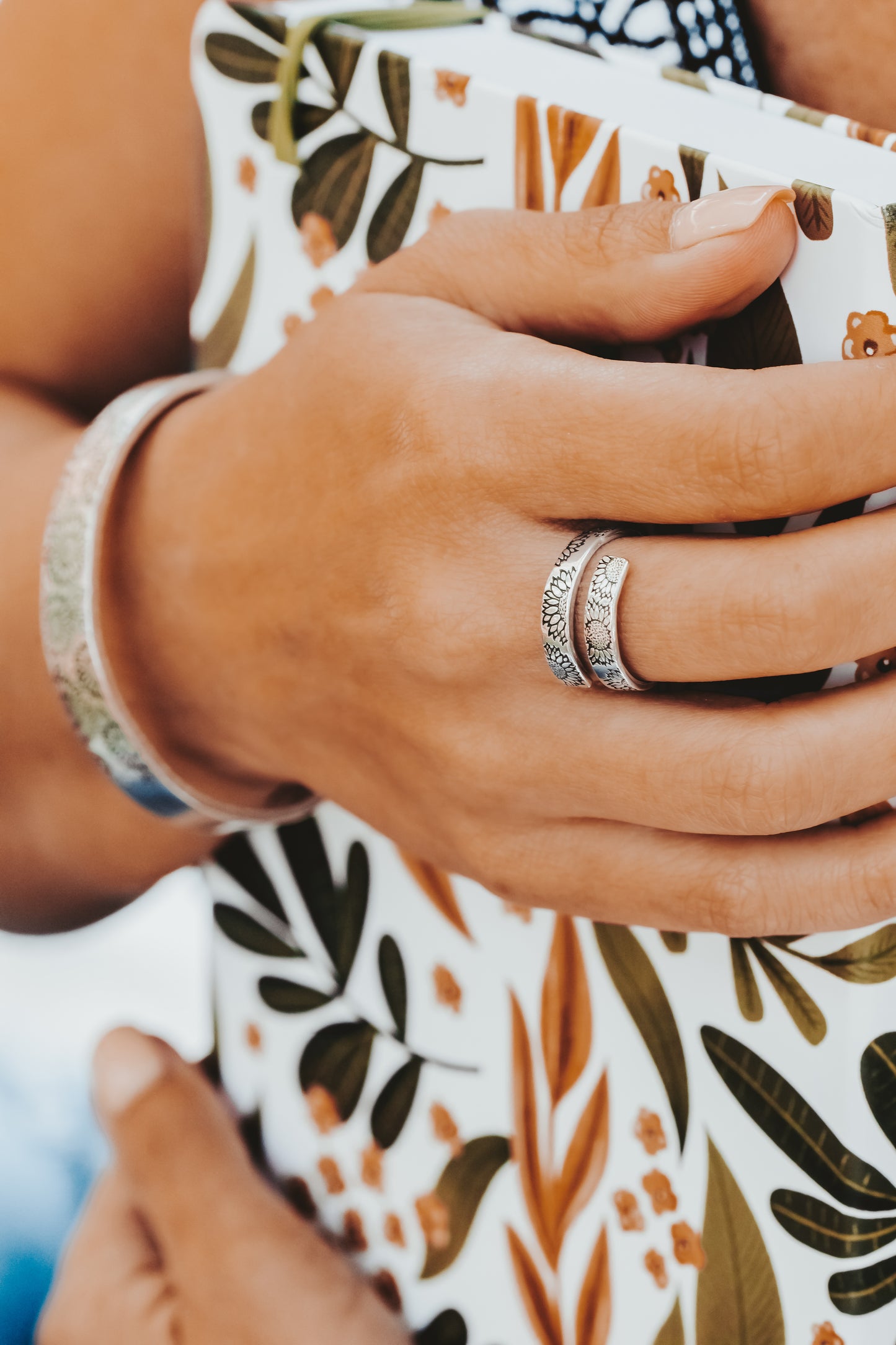Sunflower Wrap Ring