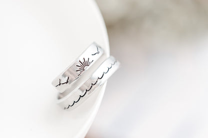 Waves Wrap Ring