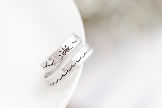 Waves Wrap Ring