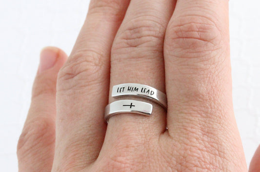 Let Him Lead Wrap Ring