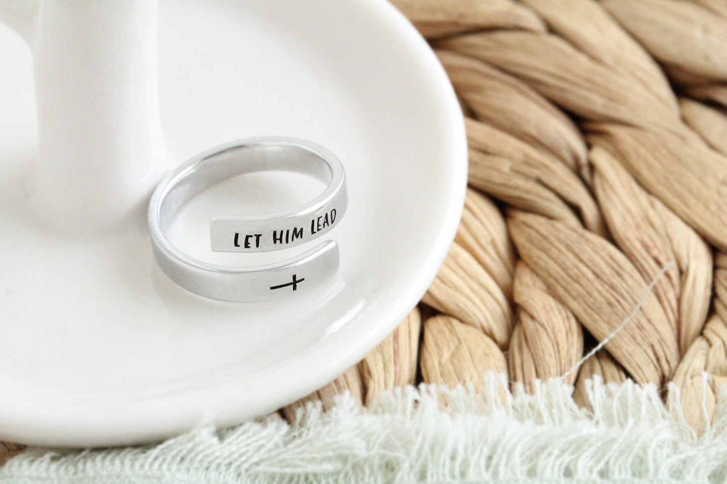 Let Him Lead Wrap Ring