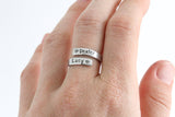 Pet Name Wrap Ring