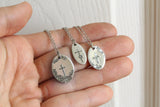 Swirl Cross Necklace