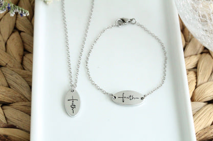 Faith Cross Necklace