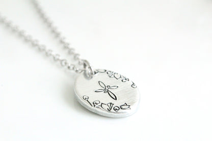 Swirl Cross Necklace