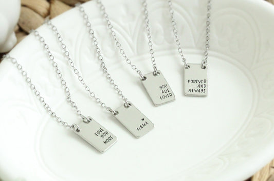 Rectangle Pendant Necklace
