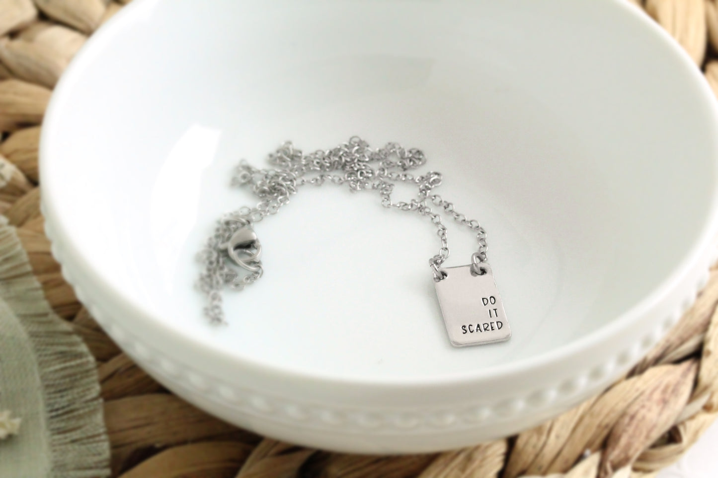 Rectangle Pendant Necklace