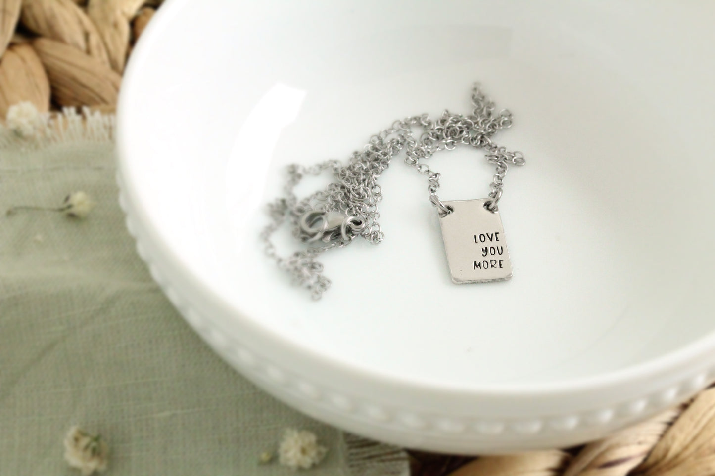 Rectangle Pendant Necklace