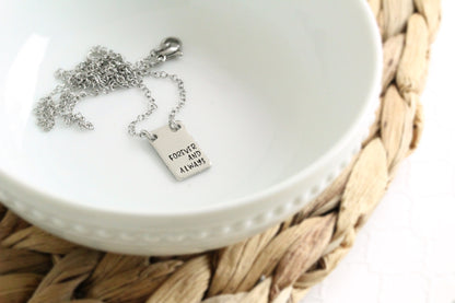 Rectangle Pendant Necklace