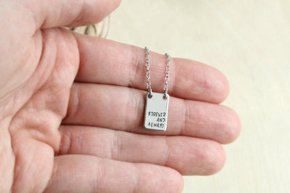 Rectangle Pendant Necklace