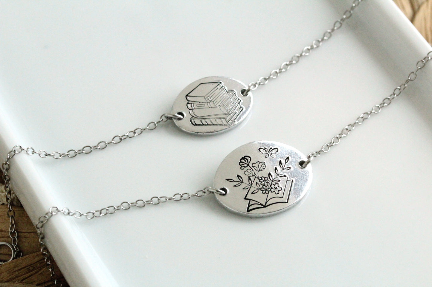 Floral Book Lover Bracelet