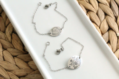 Floral Book Lover Bracelet