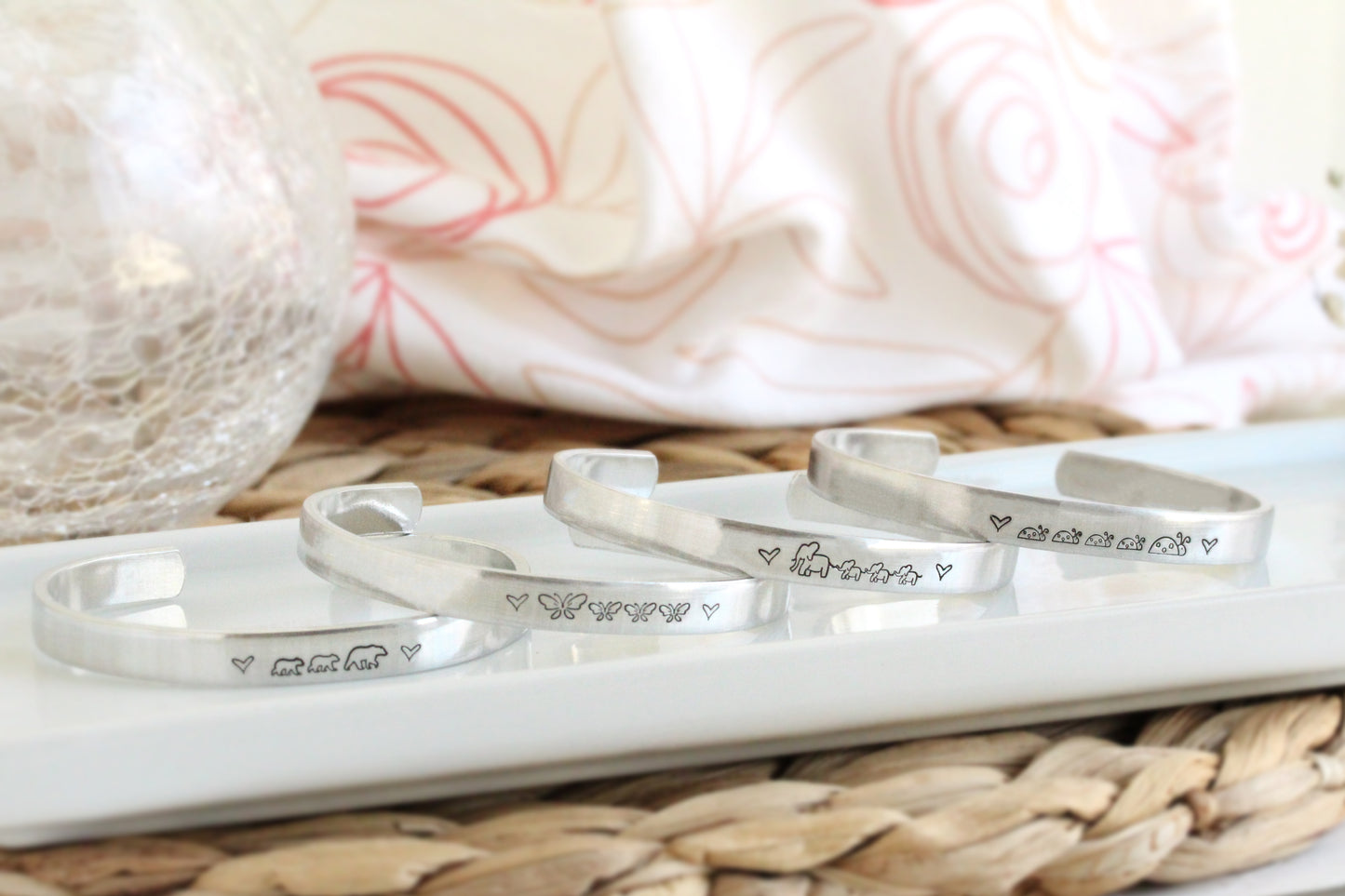 Mama And Baby Cuff Bracelet