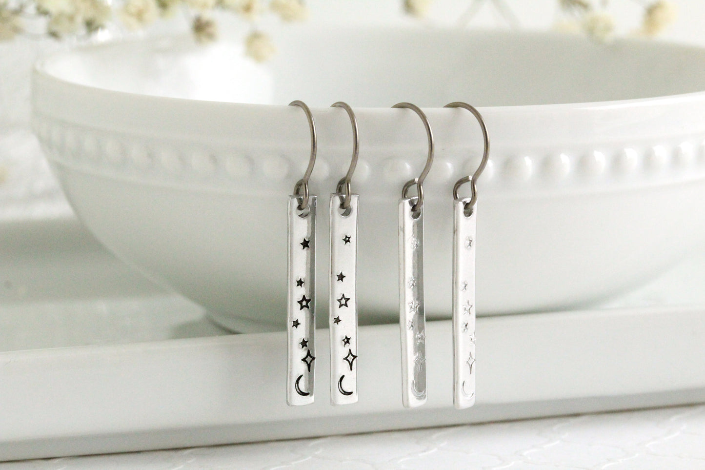 Celestial Moon and Stars Earrings