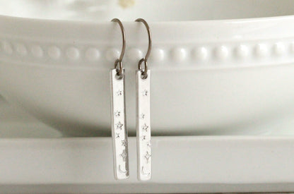 Celestial Moon and Stars Earrings