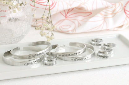 Mama and Baby Wrap Ring