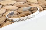 Mountain Range Cuff Bracelet