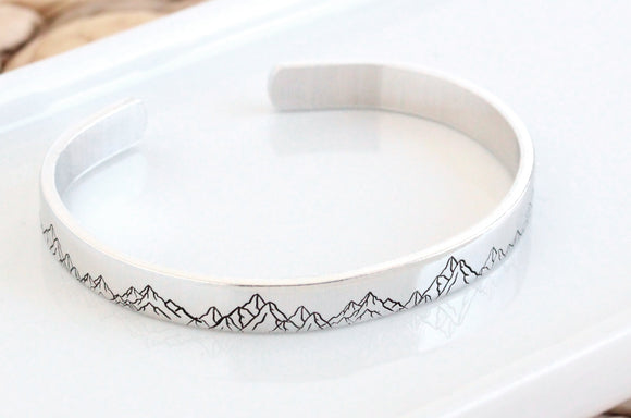 Mountain Range Cuff Bracelet