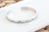 Mountain Range Cuff Bracelet