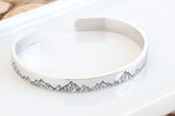 Mountain Range Cuff Bracelet