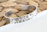 Deco Flowers Wide Cuff Bracelet