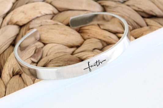 Faith Cross Cuff Bracelet