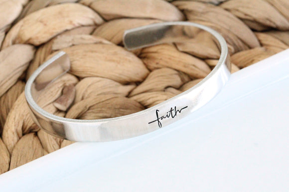 Faith Cross Cuff Bracelet