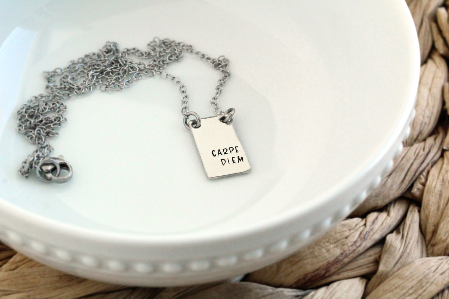 Rectangle Pendant Necklace